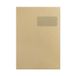 Clairefontaine 10350C Envelop C4 Bruin Kraft 229x324mm 250 Stuks