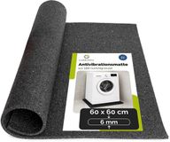 Garronda Antivibratiemat 60 x 60 cm – 6 mm SBR-rubbergranulaat – Onderlegmat voor Wasmachine en Droger – Geluids- en Trillingsdempend – Antislip – GD-0251