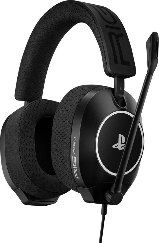 Nacon RIG R5 Pro Spear Officieel gelicenseerde Headset – PS4/PS5 – Zwart