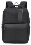 Aoking Sac à dos Noir Polyester avec fermetures éclair Poches multifonctionnelles Black B UNICA 30x12.5x42 cm