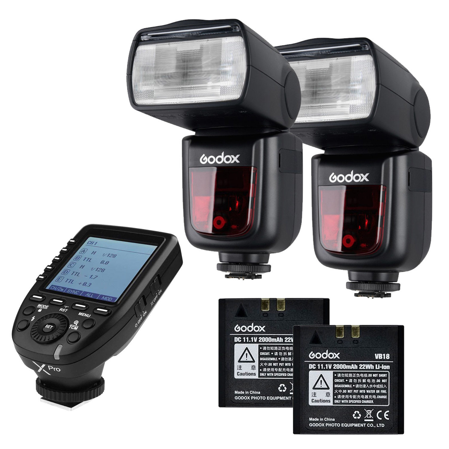 Godox Speedlite V860II Nikon X-PRO Duo kit