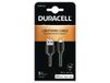 Duracell USB5012A USB-kabel 1 m Lightning Zwart