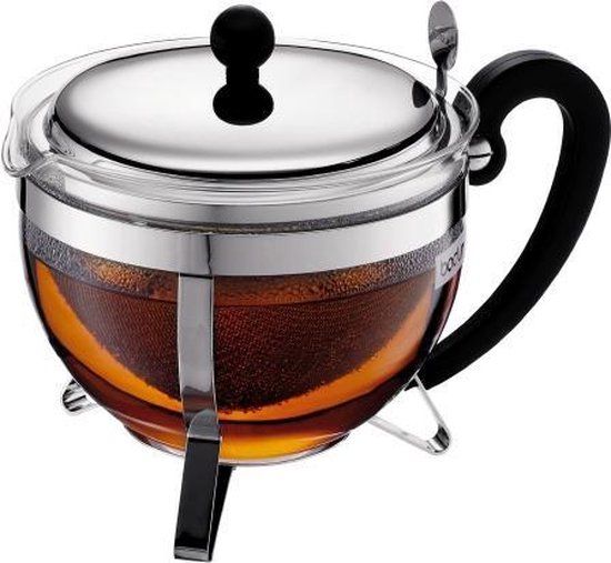 Bodum CHAMBORD Theepot met filter, rvs deksel, 12 kops, 1.5 l