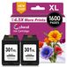 OEM HP Kleurpatronen 301 XL (2 stuks, zwart) voor HP-printers