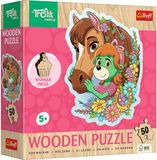 Trefl Boerderijdieren Houten Legpuzzel - 50 stukjes - Vanaf 4 jaar