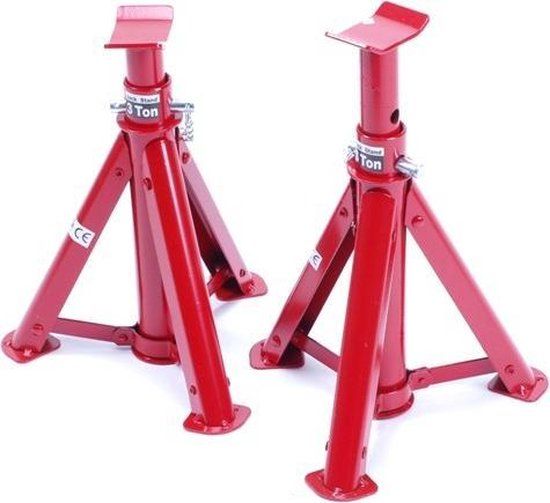 Huismerk Assteunen set 3 ton Rood