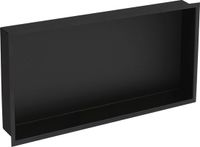 Plieger Inbox Inbouwnis - Met Flens - RVS - 60 x 30 x 7.5 cm - Matzwart