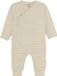 Noppies Nolan Boxpakje - Stripe - Maat 44 - Offwhite