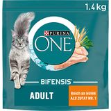 PURINA ONE BIFENSIS Volwassen Kattenvoer, droog, rijk aan kip, 6 stuks (6 x 1,4 kg)