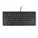 MCL ACK-600U/N Toetsenbord Universeel USB AZERTY Frans Zwart