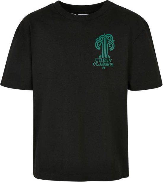 Urban Classics Kids Organic Tree Logo T-shirt - Black - Size 122/128