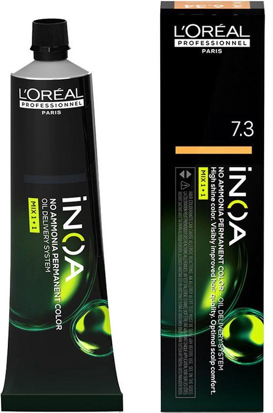 L'Oréal Professionnel Paris Inoa 7.3 Goudblond - Permanente Kleuring - 60g