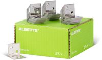 Alberts Versterkingshoek RVS 30x30x30mm Set van 25