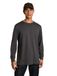 Tom Tailor - T-shirt basique en coton à manches longues - Taille L - Tarmac Grey