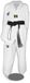 Dorawon Dobok Taekwondo de luxe brodé Unisexe Manches longues Blanc/Blanc Polyester Coton