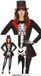 Fiestas Guirca Dameskostuum Elegant Skeleton M