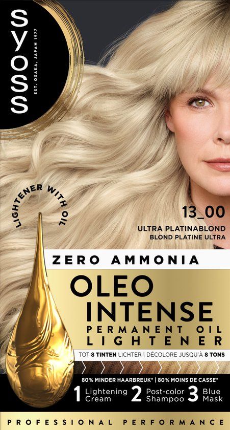 Syoss Oleo Intense 13-0 Haarverf - Ultra Platinablond