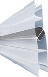 Glaszentrum Hagen - 200 cm - 8 mm - Magnetische afdichting voor douchecabines en inbouwdouches - PVC