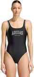 ADIDAS SPORTSWEAR Sportbadpak 'COLLEGIATE U-BACK' zwart / wit