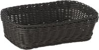 APS Buffetmand Profi Line, 26,5x19xh7 cm, zwart, set van 2 stuks