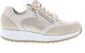 Durea Dames Sneakers 6322-608-2153 Beige Leer Maat 38.5