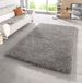 Mint rugs Hoogpolig modern vloerkleed Venice - grijs 120x170 cm