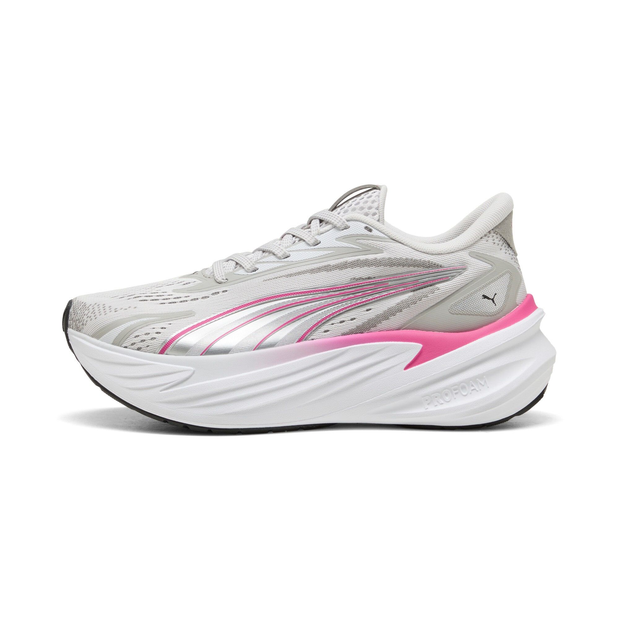 Puma Maxima Pro 313313 Hardloopschoenen Mannen 42 Feather Gray-Gray Echo-Pink Opal-Puma White