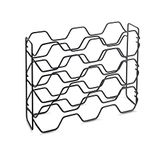 Metaltex Wijnrek Hexagon - Flessenrek voor 15 flessen - Zwart - 43x12x34 cm