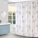 Douchegordijn 180x180cm - Verse bladeren - Dieren patroon - PEVA plastic