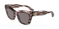 Longchamp LO777S N Striped rose Zonnebril Vrouwen