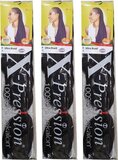 X-PRESSION ULTRA BRAID - ZWART/BRUIN - 150 cm - 3 stuks
