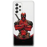 ERT GROUP Samsung A72 5G hoes case origineel Marvel motief & officieel gelicentieerd Deadpool 006 past precies aan de vorm van de mobiele telefoon, gedeeltelijk transparant