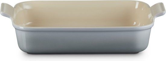Le Creuset Ovenschaal Heritage Mist Grey - 32 x 24 cm / 4 Liter