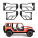 VEVOR Jeep tube doors 4-door compatible with Jeep Wrangler JK Unlimited (2007–2018) off-road half doors made of alloy steel for front and rear with storage bag, rubber damper hinges