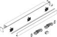 Algemeen Muto L80 schuifsysteem wandbev L=2180mm rvs-look 83630015799