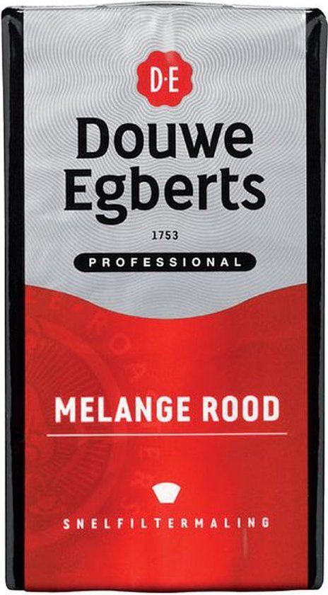 Douwe Egberts Snelfilter Melange Rood - 500g