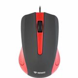 YENKEE YMS 1015RD Zwart/Rood Ergonomische USB-muis