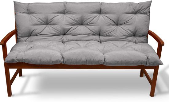 Beautissu Tuinbankkussen â€œFlair BRâ€? 120x100cm licht grijs