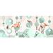 Flamants Roses Papier Peint Panoramique - 325 cm x 131 cm