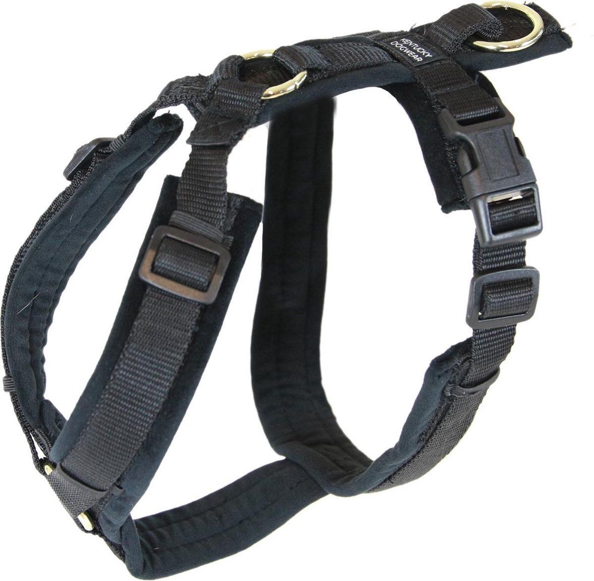 Kentucky Dogwear Kentucky Hondentuig Actief Velvet Zwart L 38-58 Cm