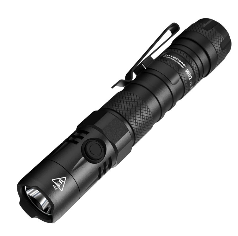 Nitecore MH12 V2 - LED Zaklamp - 1200 Lumen - Zwart