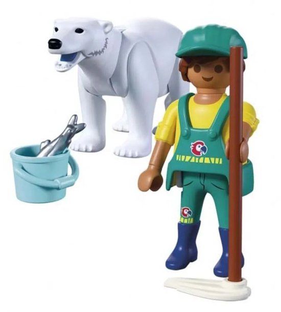 Playmobil Dierentuin Speelset Ijsbeer Dierenverzorger