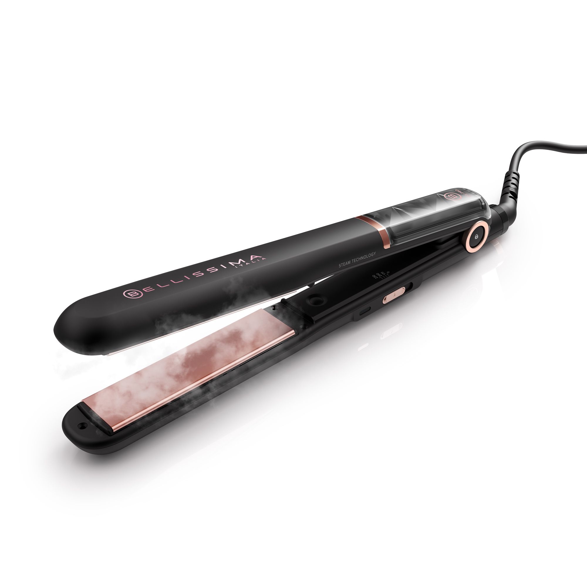 Bellissima My Pro Steam B28 100 - Stijltang - Stoom - Zwart