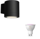 Philips Hue Fylx Wandlamp voor Buiten Down (Zwart)