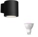 Philips Hue Fylx Wandlamp voor Buiten Down (Zwart)