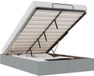 vidaXL Bedframe zonder matras, lichtgrijs, 120x200 cm, stof