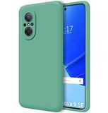Zachte Huawei Zachte vloeibare siliconen beschermhoes voor Huawei Nova 9 SE, groen