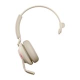 Jabra Evolve2 65 Casque Sans fil Bandeau Bureau/centre d'appels USB Type-C Bluetooth Beige