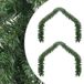 VidaXL Kerstkrans Groen PVC