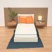 Matras miasuite i sogni italiani Matras 80 x 160 cm, hoogte 18 cm, van waterschuim, ademend, hypoallergeen en anti-mijt, model Primavera H18